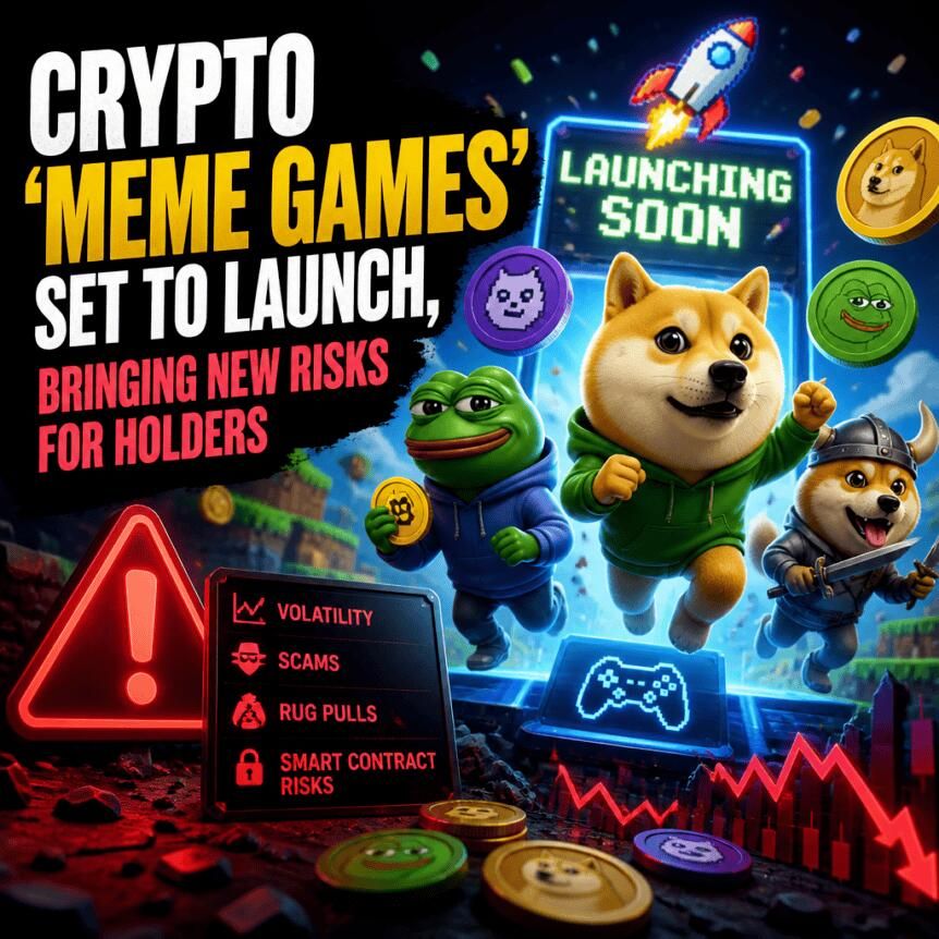 Crypto ‘meme games’ set to launch, bringing new risks for holders