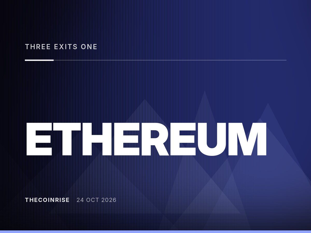 Three Ethereum Exits in One Window Look Less Like Coincidence on Review
