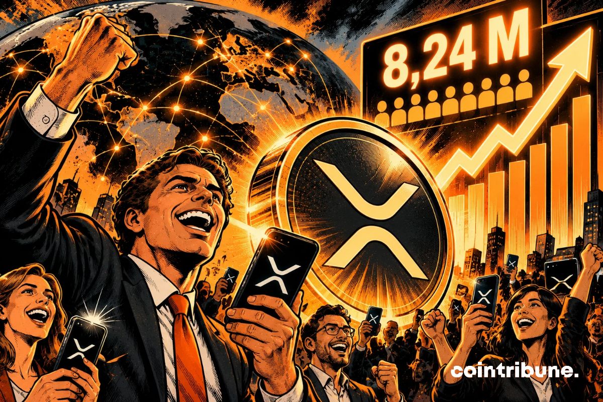 XRP Hits 8.24 Million Funded Addresses Amid Volatility