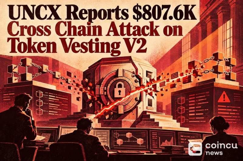 UNCX Reports $807.6K Cross-Chain Attack on Token Vesting V2