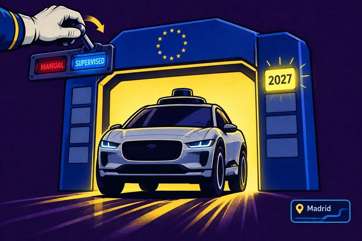 Waymo’s Madrid robotaxi launch starts with drivers; rides are targeted for 2027