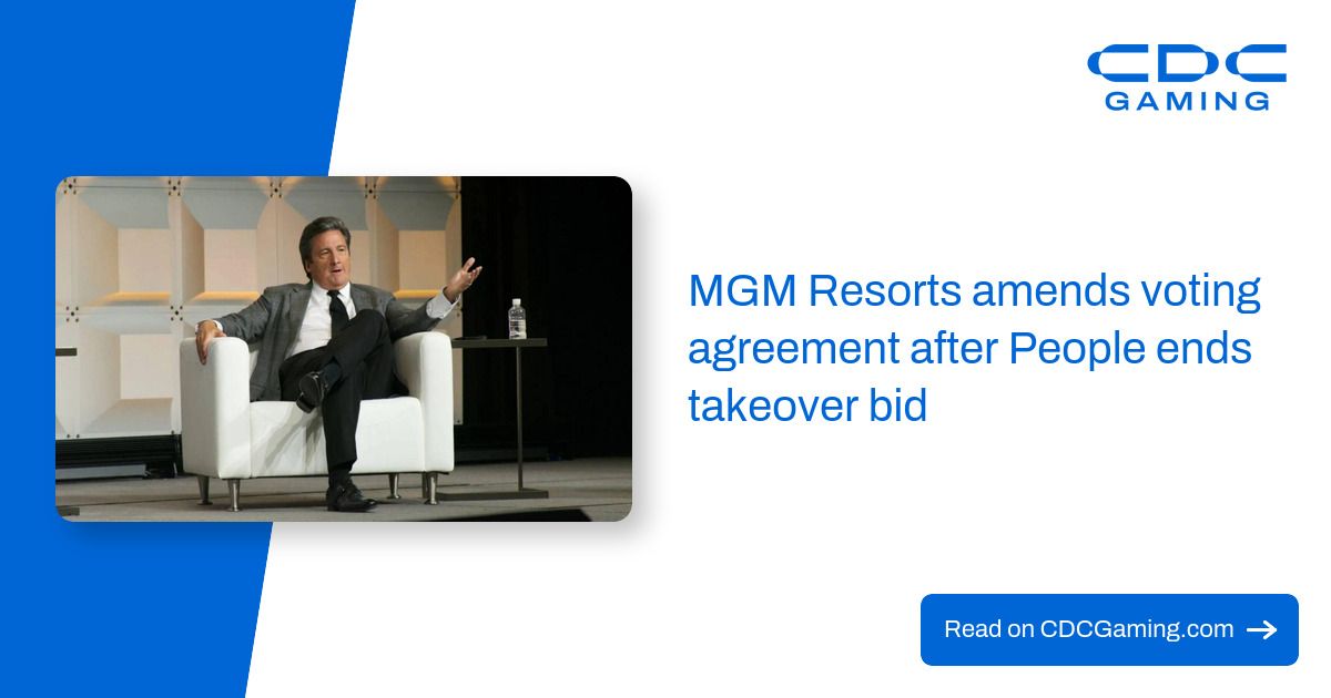 MGM Resorts amends voting agreement after People ends takeover bid