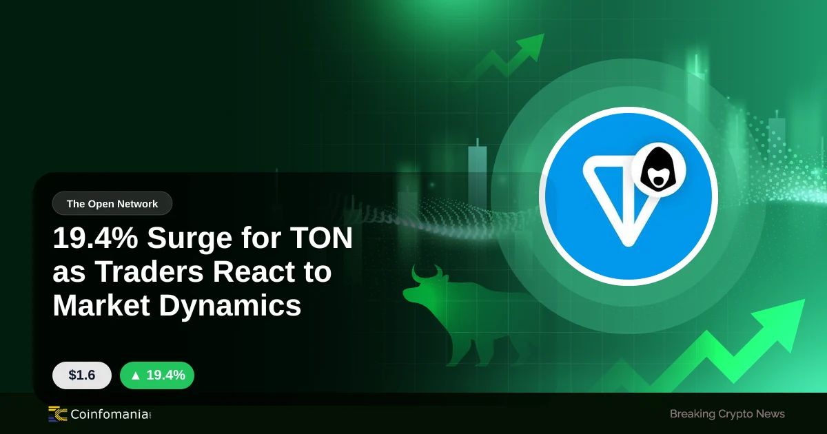 19.4% Surge for TON as Traders React to Market Dynamics