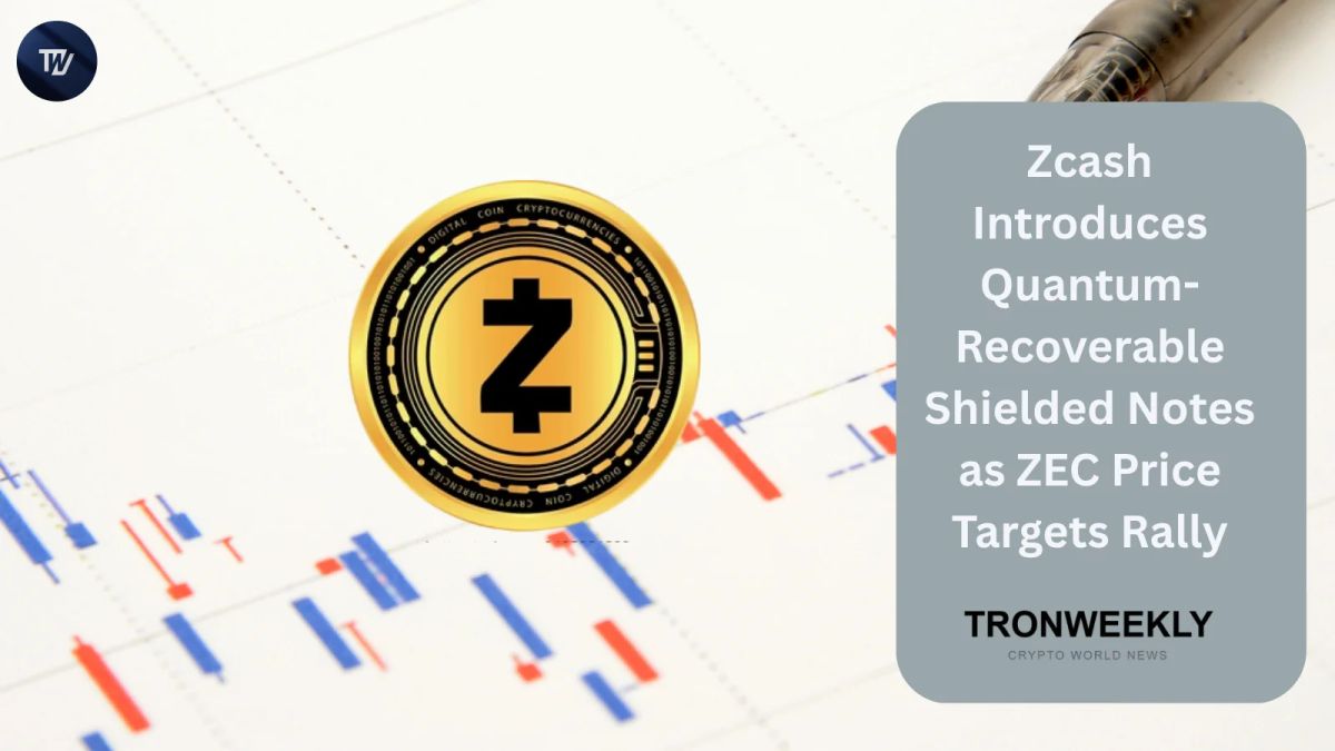 Zcash Introduces Quantum-Recoverable Shielded Notes as ZEC Price Targets Rally