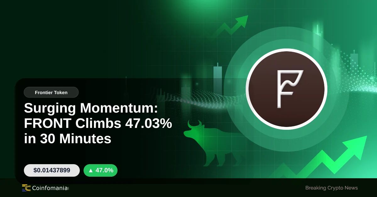 Surging Momentum: FRONT Climbs 47.03% in 30 Minutes