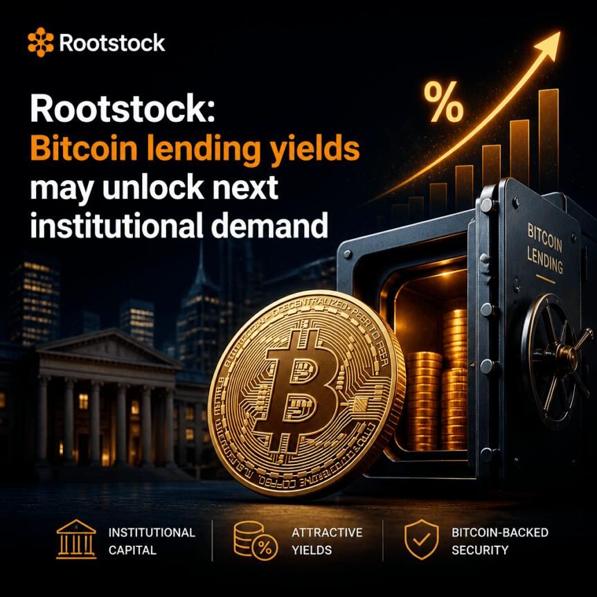 Rootstock: Bitcoin lending yields may unlock next institutional demand