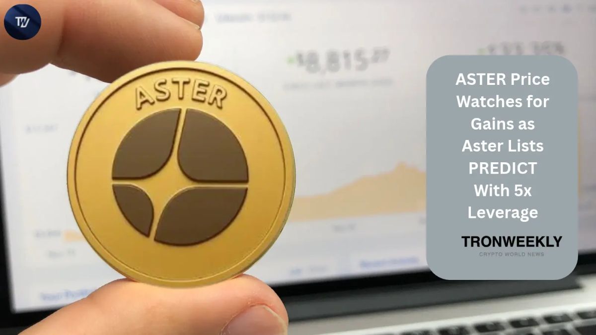ASTER Price Watches for Gains as Aster Lists PREDICT With 5x Leverage