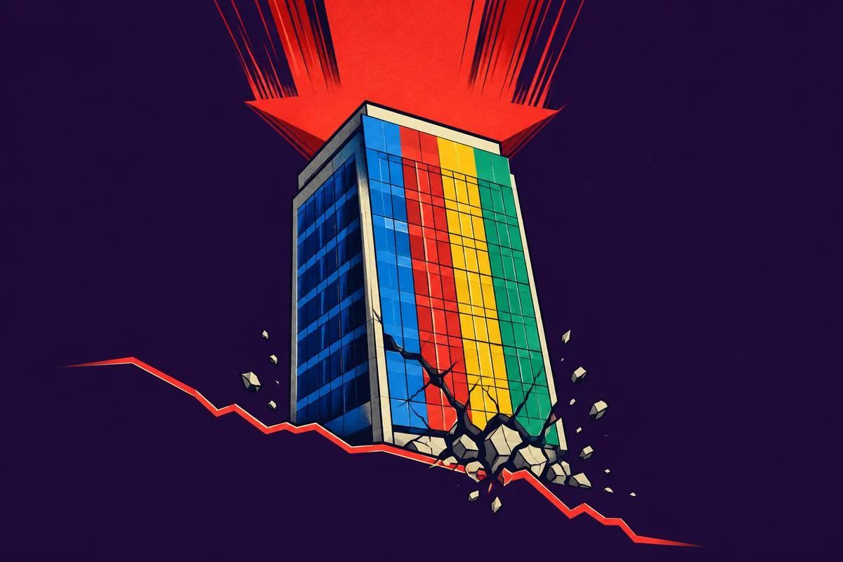 Google stock trades at $280.02, down 13.01%, with RSI oversold