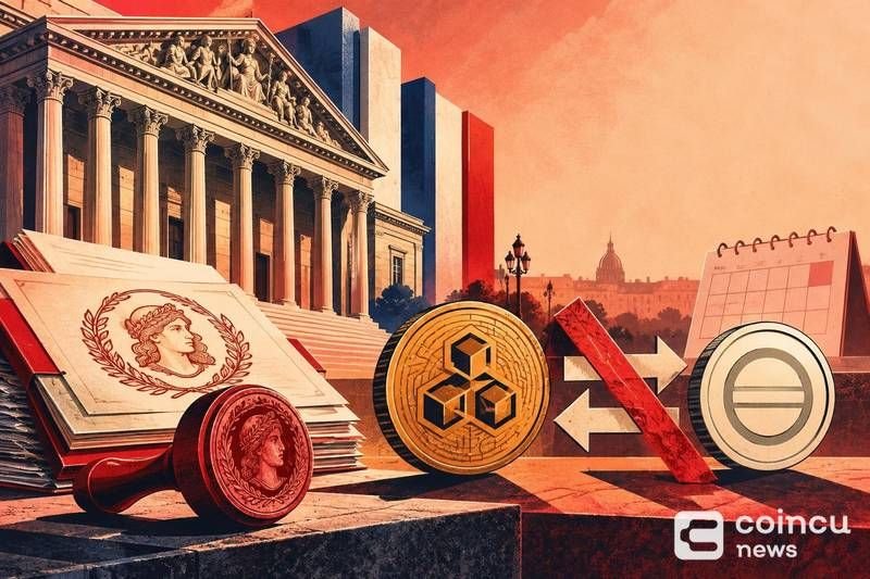 France Targets Crypto-to-Stablecoin Exchanges With 2027 Tax Amendment