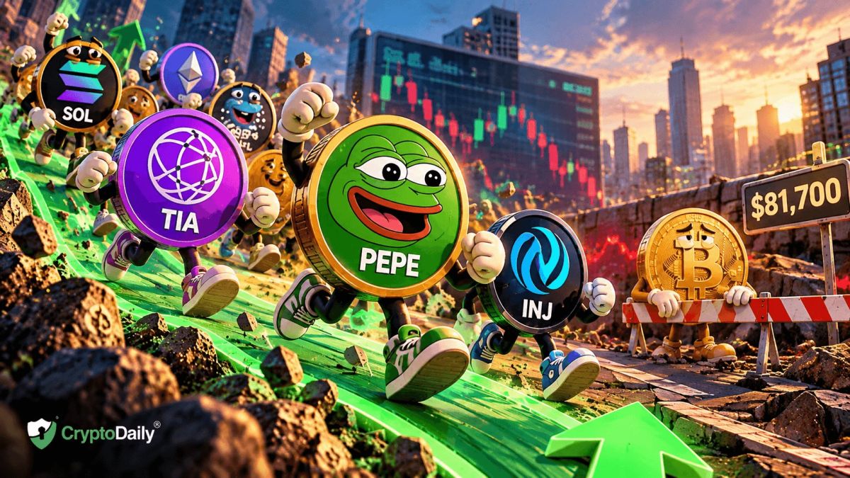 Altcoins Rebound as Bitcoin Stalls: PEPE, TIA and INJ Lead the Rotation