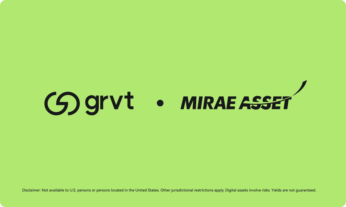 Mirae Asset Securities Teams Up With Grvt to Issue Tokenized Funding Notes