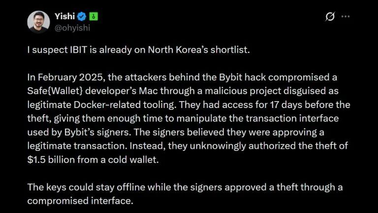 Who’s Next? OneKey CEO Warns Hackers Will Target Blackrock’s Bitcoin ETF
