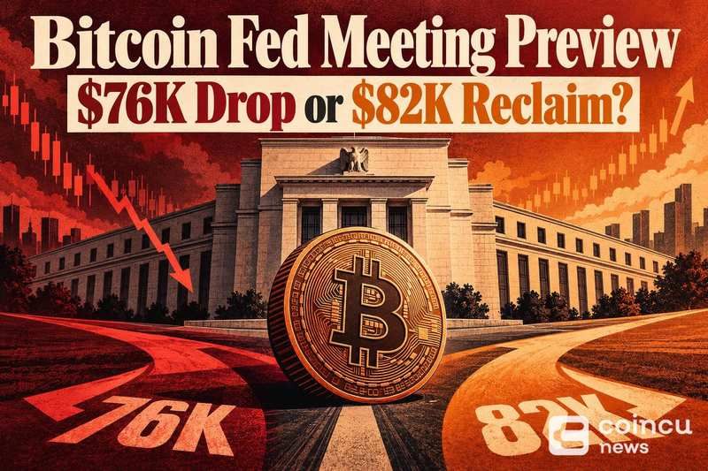 Bitcoin Fed Meeting Preview: $76K Drop or $82K Reclaim?