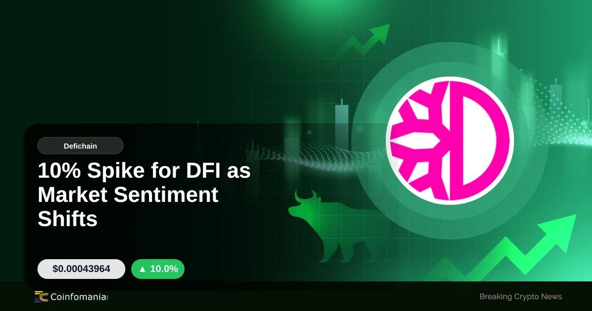 10% Spike for DFI as Market Sentiment Shifts