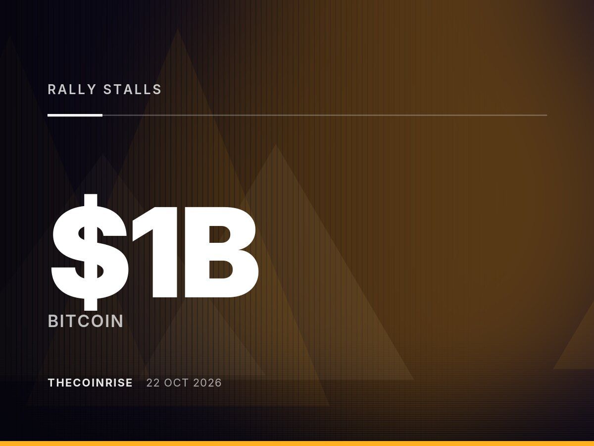 Bitcoin Rally Stalls as ETF Inflows Top $1 Billion, Price Slips Below $82,500