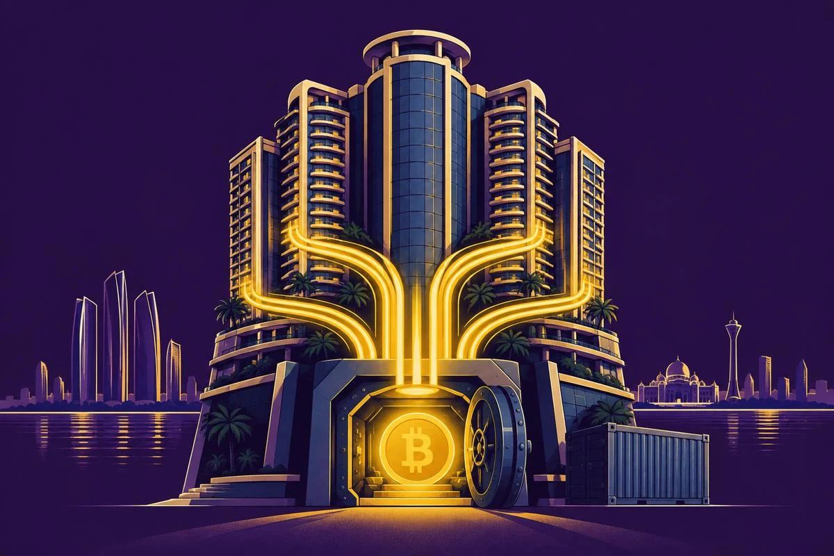 The $1.5B UAE real estate and Bitcoin strategy ties property income to Bitcoin