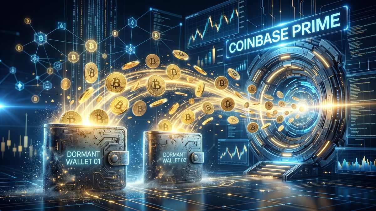 Two Dormant Bitcoin Wallets Move 2,571 BTC Worth $206.5M To Coinbase