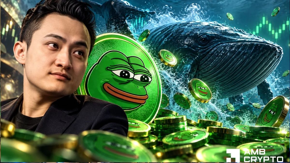 Is Justin Sun positioning for PEPE? A 7.2 trillion memecoin transfer sparks intrigue