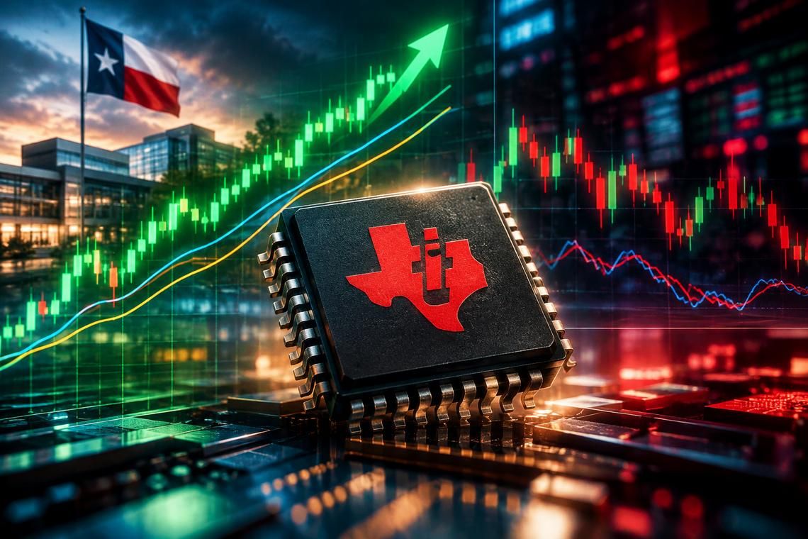 Texas Instruments stock closes 2.47% higher, but 15-minute signals lag