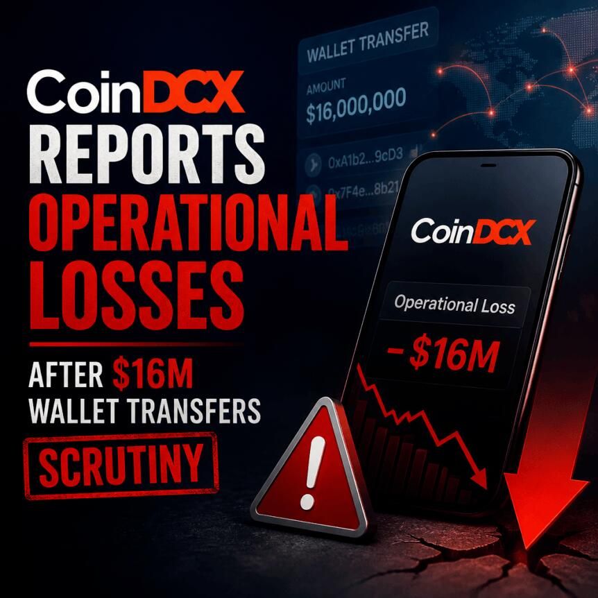 CoinDCX Reports Operational Losses After $16M Wallet Transfers Scrutiny