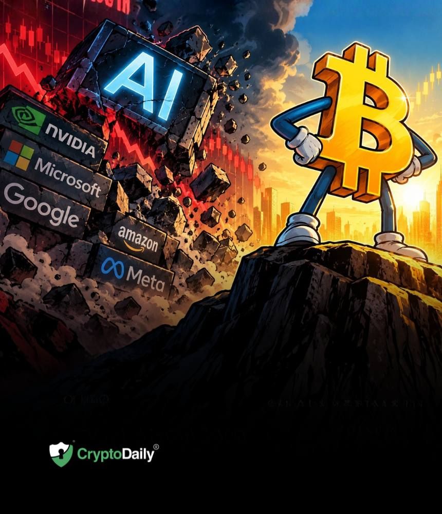 Bitcoin Holds Up as AI Trade Crumbles