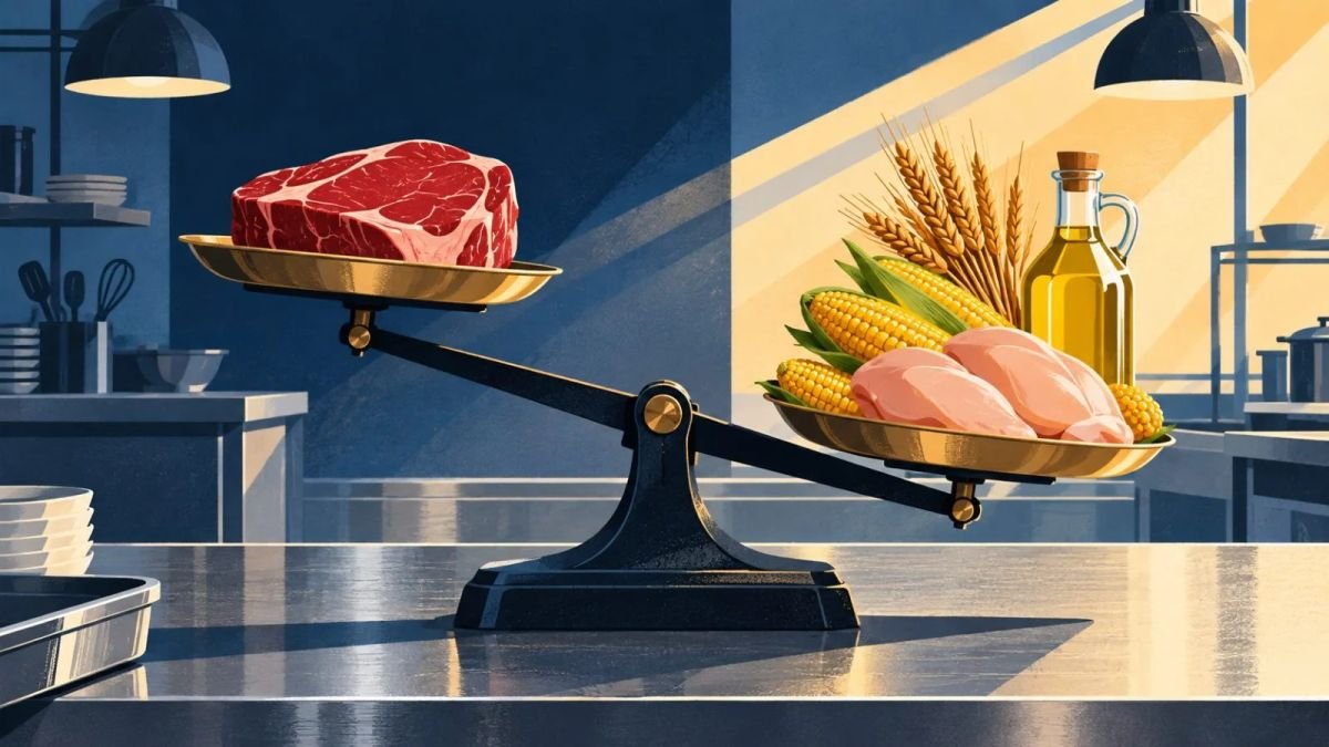 Higher Oil, Grain and Chicken Costs Offset Relief From Falling Cattle Prices