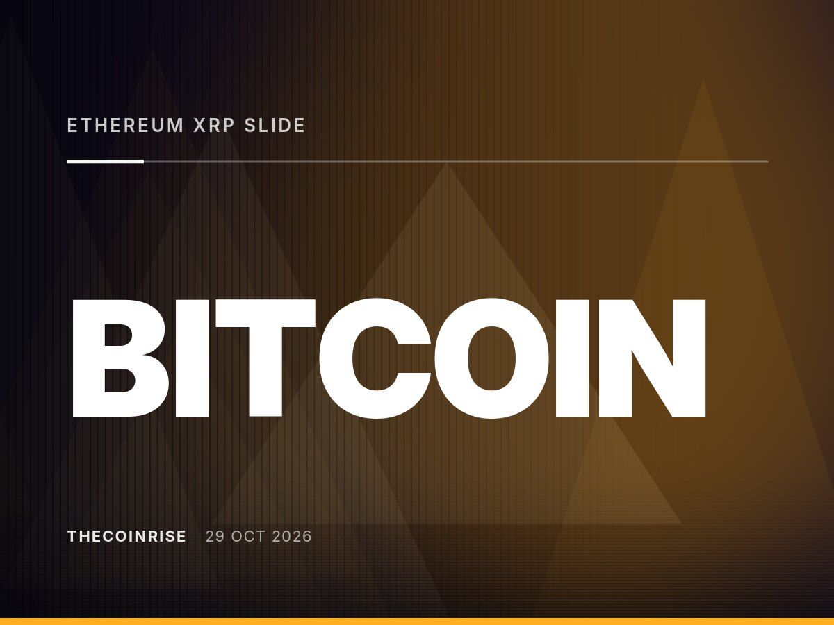 Bitcoin, Ethereum, XRP Slide After Fed Holds Interest Rates Steady