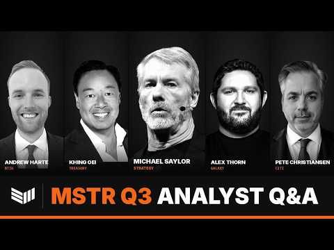 MSTR Q3 2026 Earnings Call: Analyst Q&A