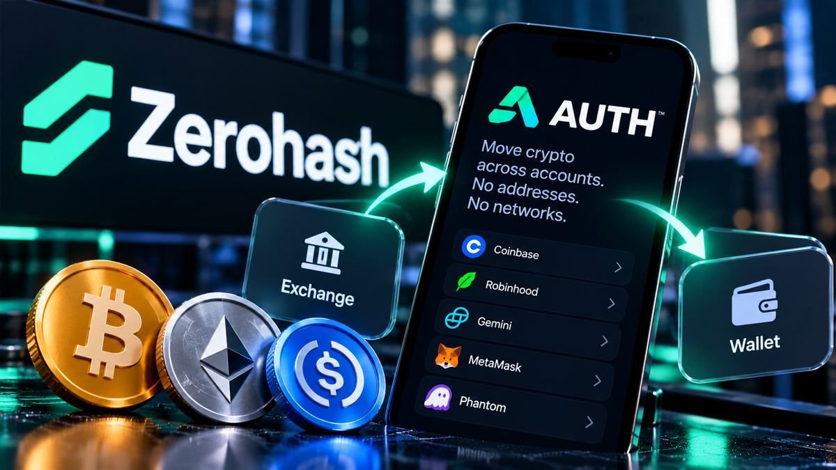 Zerohash Launches AUTH to Simplify Cross-Account Crypto Transfers
