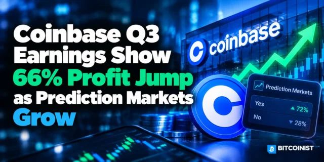 Coinbase Q3 Earnings Show 66% Profit Jump as Prediction Markets Grow