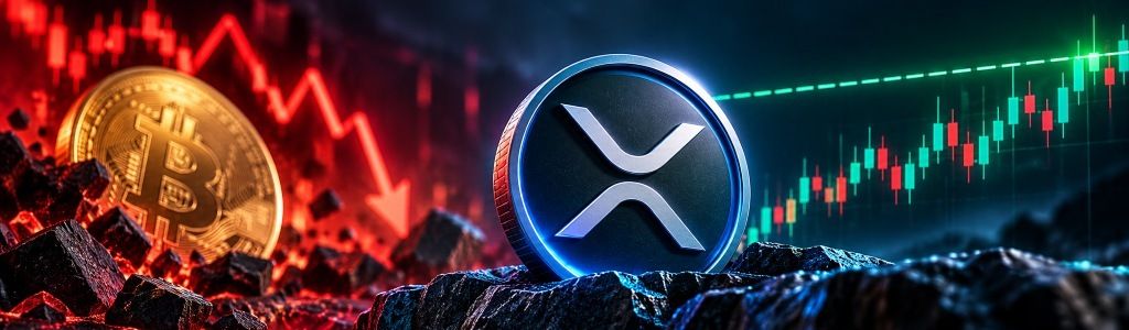 XRP Defies Broad Crypto Weakness, Tests $1.30 Resistance as Bitcoin Slips Below $80K