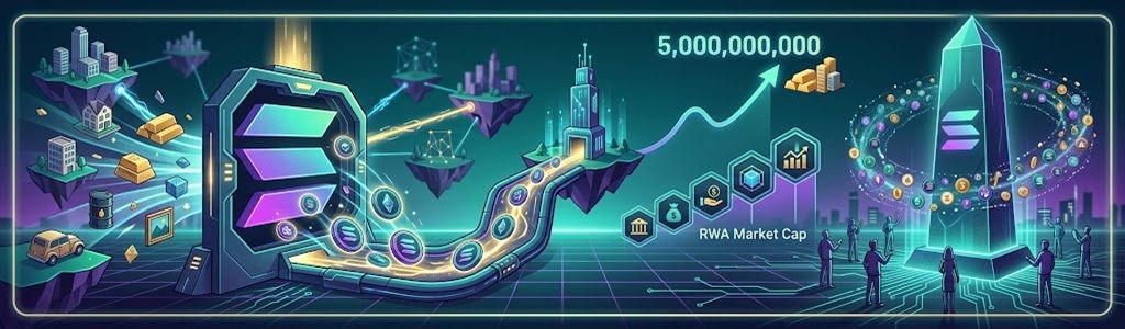 Solana’s RWA Market Hits Record $5 Billion as Tokenization Momentum Accelerates