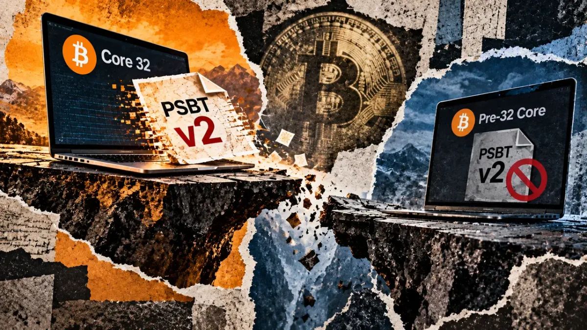Bitcoin Core 32 can stall multisig signing on older nodes as fix slips to next patch