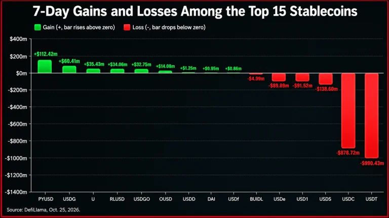 Stablecoin Market Sheds $12.7B as Crypto’s Dry Powder Runs Thin