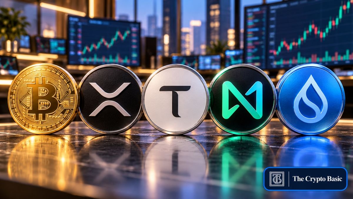 Crypto Price Analysis, BTC, XRP, TAO, NEAR and SUI, October 19: Bitcoin, XRP Rebound, While TAO, NEAR and SUI Face Resistance