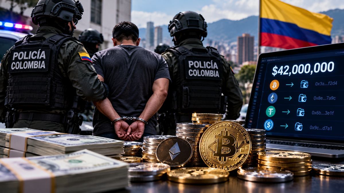 Colombian Authorities Arrest 8 Cartel Suspects Linked To $42M Crypto Scheme