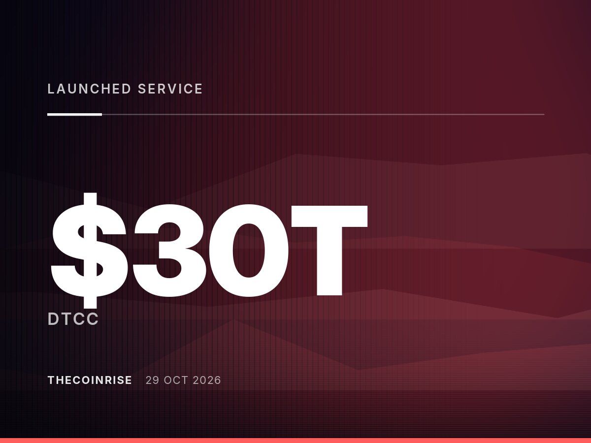 DTCC Launched a $30 Trillion Service; the CFTC and Alipay Only Talked
