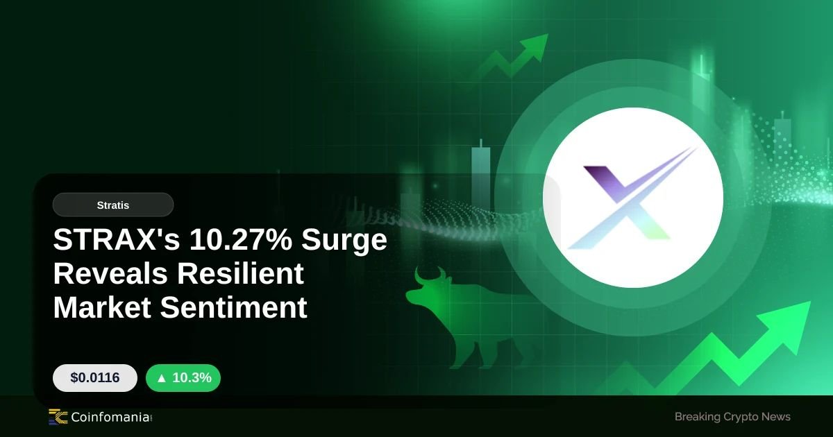STRAX’s 10.27% Surge Reveals Resilient Market Sentiment