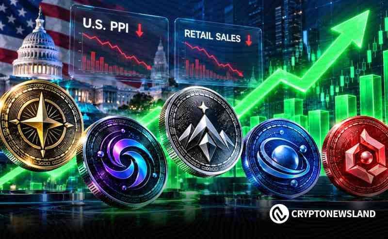 U.S. PPI and Retail Sales Drop Today: 5 Altcoins Worth Buying Before the Next Market Move