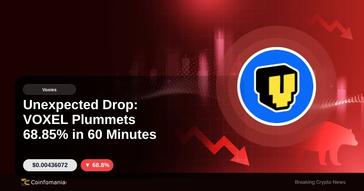 Unexpected Drop: VOXEL Plummets 68.85% in 60 Minutes