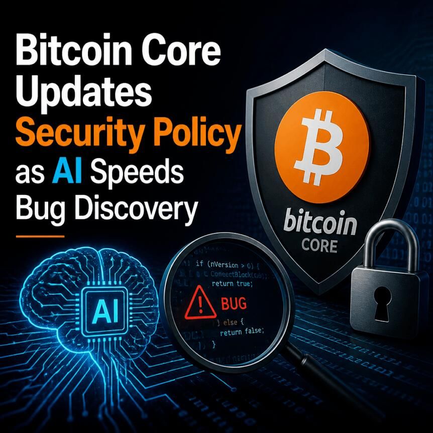 Bitcoin Core Updates Security Policy as AI Speeds Bug Discovery