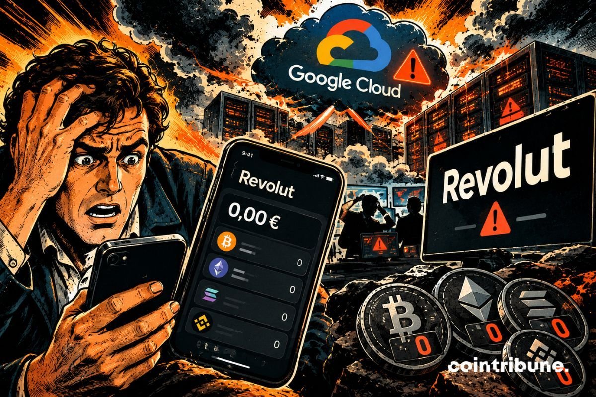Google Cloud Outage: Crypto Balances Show Zero, Revolut Paralyzed