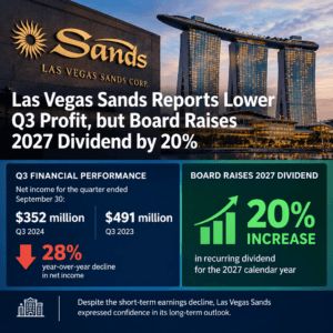 Las Vegas Sands Reports Lower Q3 Profit