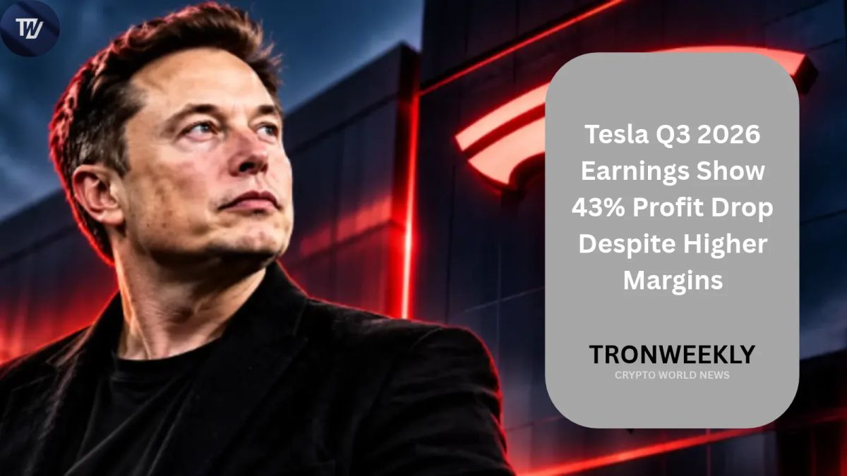 Tesla Q3 2026 Earnings Show 43% Profit Drop Despite Higher Margins