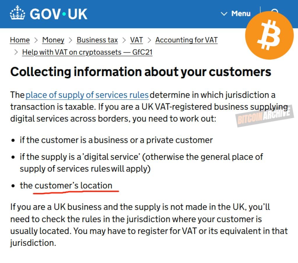 U.K. Tax Rules Risk Exposing Bitcoin Users’ Physical Addresses