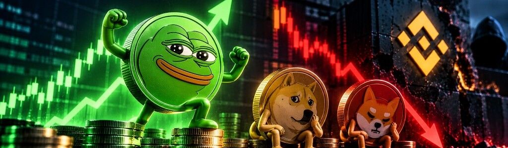 PEPE Outperforms Dogecoin and Shiba Inu After Binance Hack Selloff