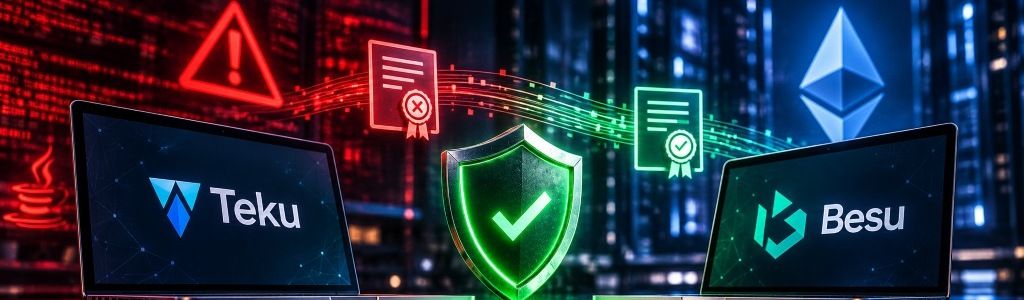 Teku and Besu Patch eMudhra Certificate Risk That Could Redirect Validator Rewards