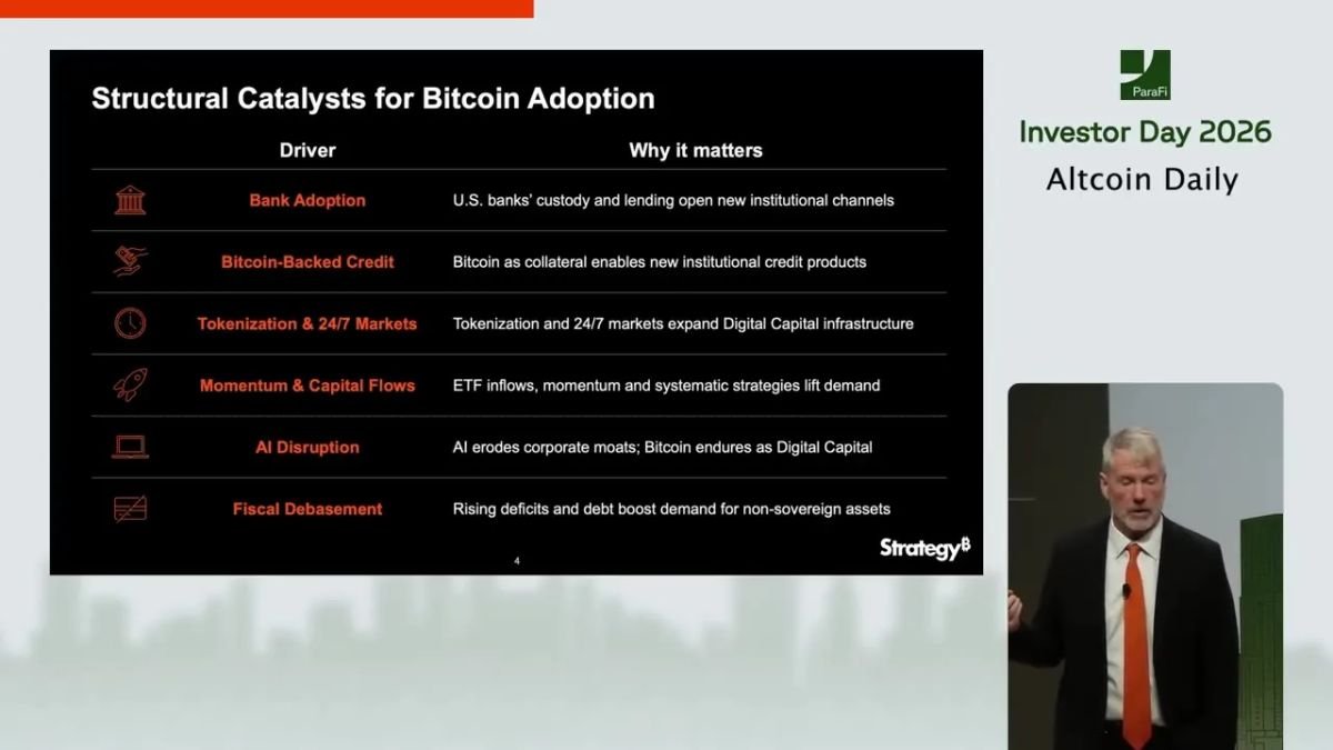 Michael Saylor says Bitcoin is back in a bull market as bank custody gains momentum