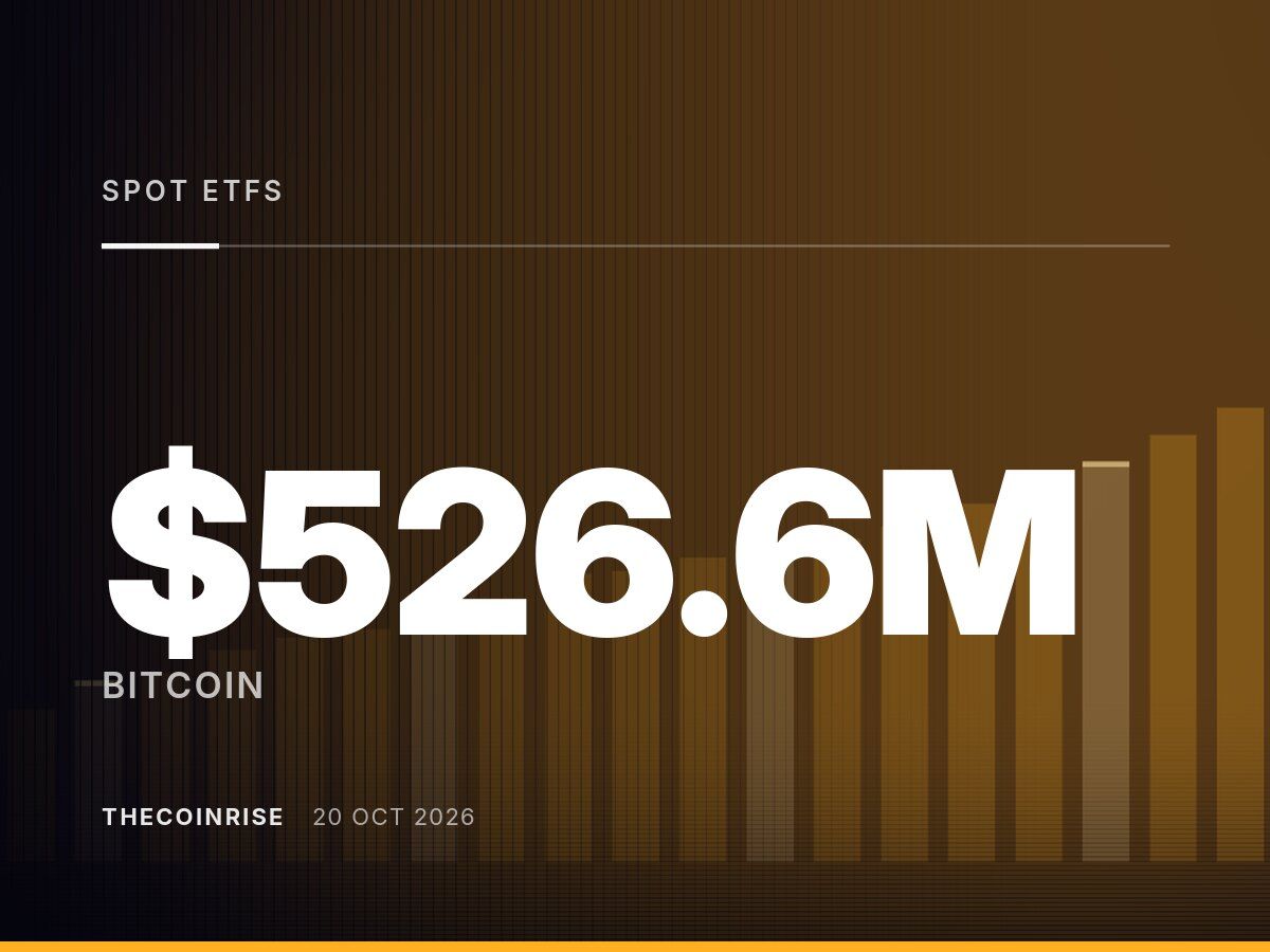 Bitcoin Spot ETFs Draw $526.6 Million, Largest Single-Day Inflow Since September 22
