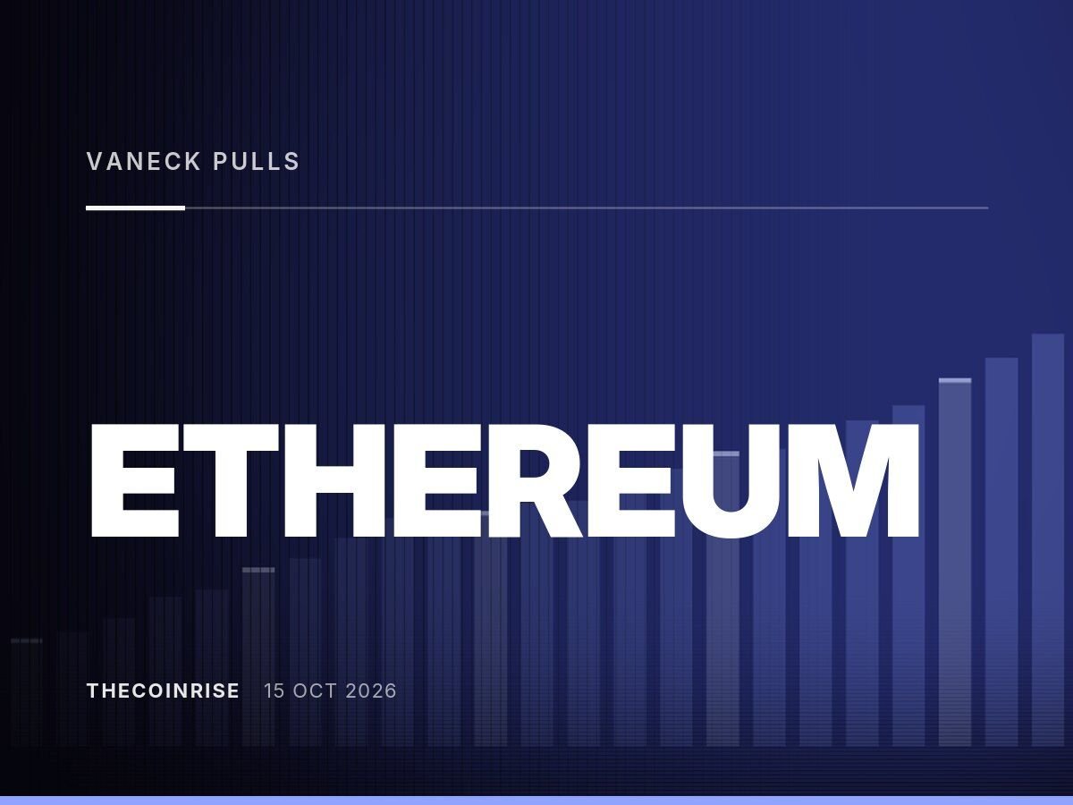 VanEck Pulls Application for ETF Tracking Lido’s Staked Ether